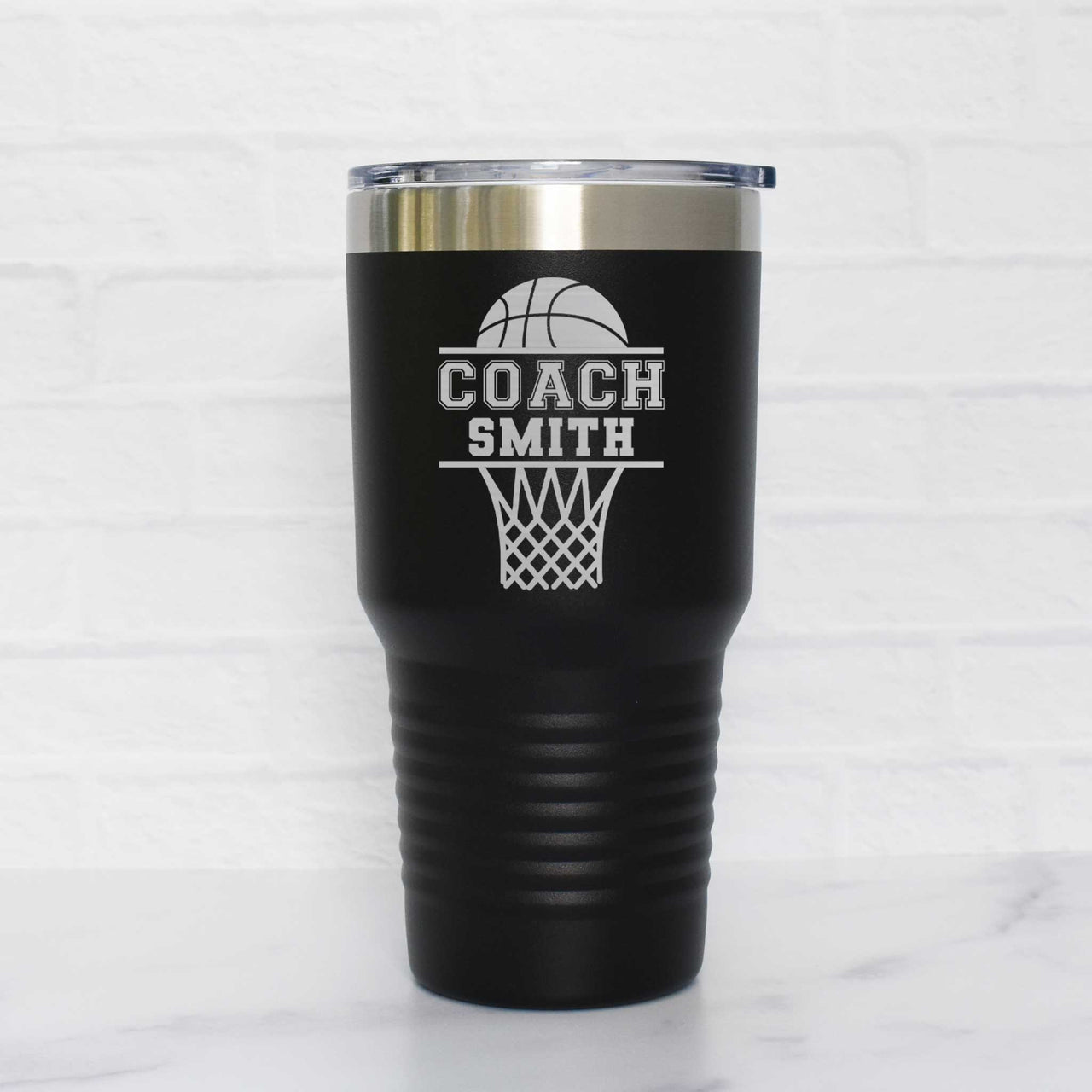custom basketball coach tumbler