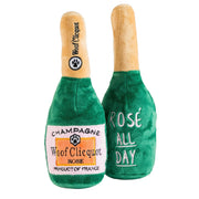 Haute Diggity Dog's Woof Clicquot Rose Champagne Toy - Mod Peach