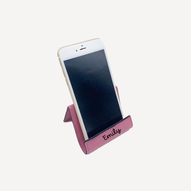 Personalized Phone Stand - Mod Peach