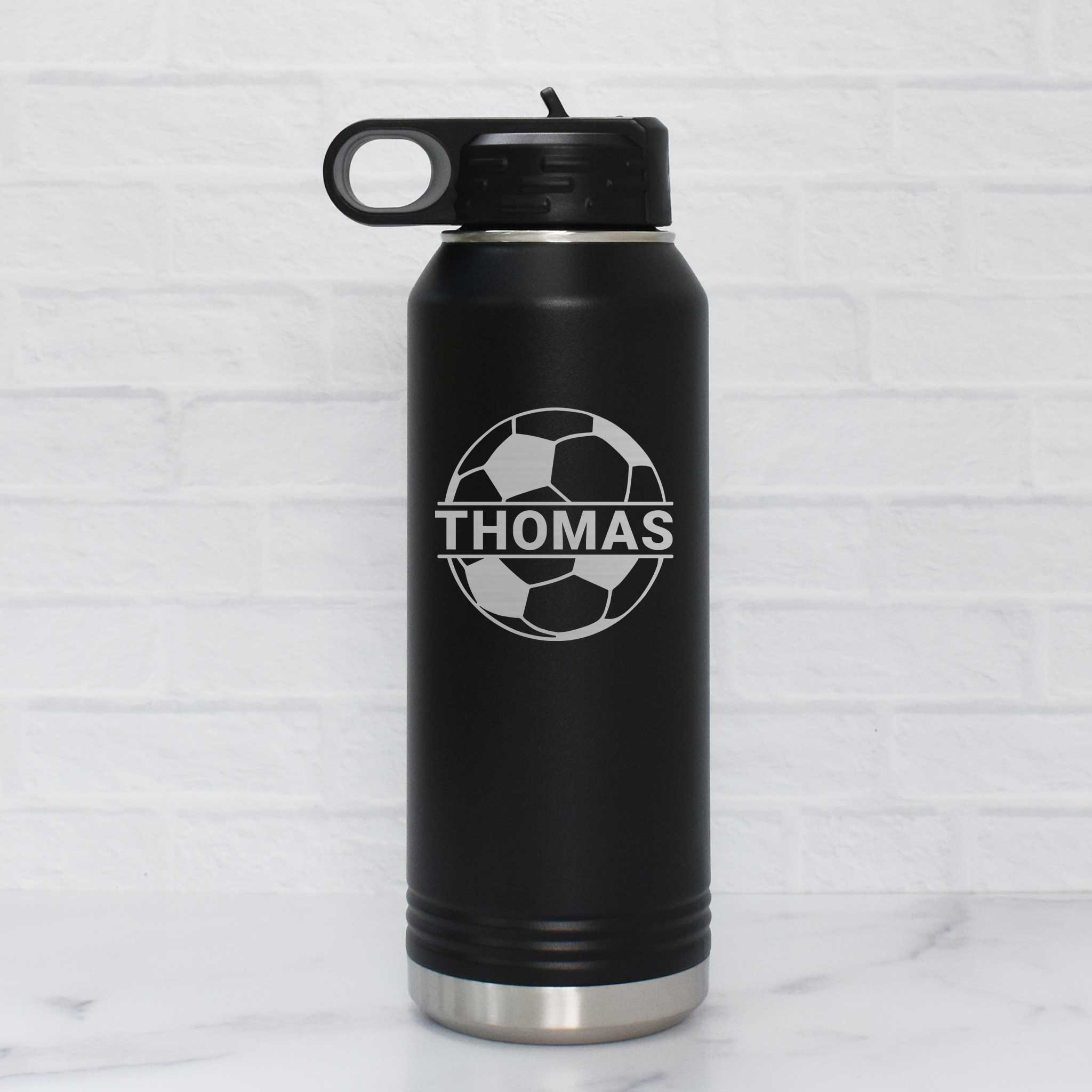 Personalized Soccer Water Bottle