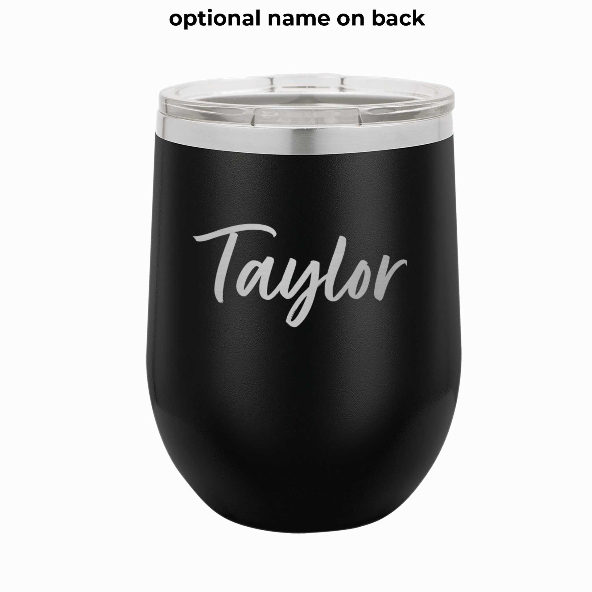 Personalized Steel Wine Tumbler - Best Memories are Made Around the Campfire - Mod Peach