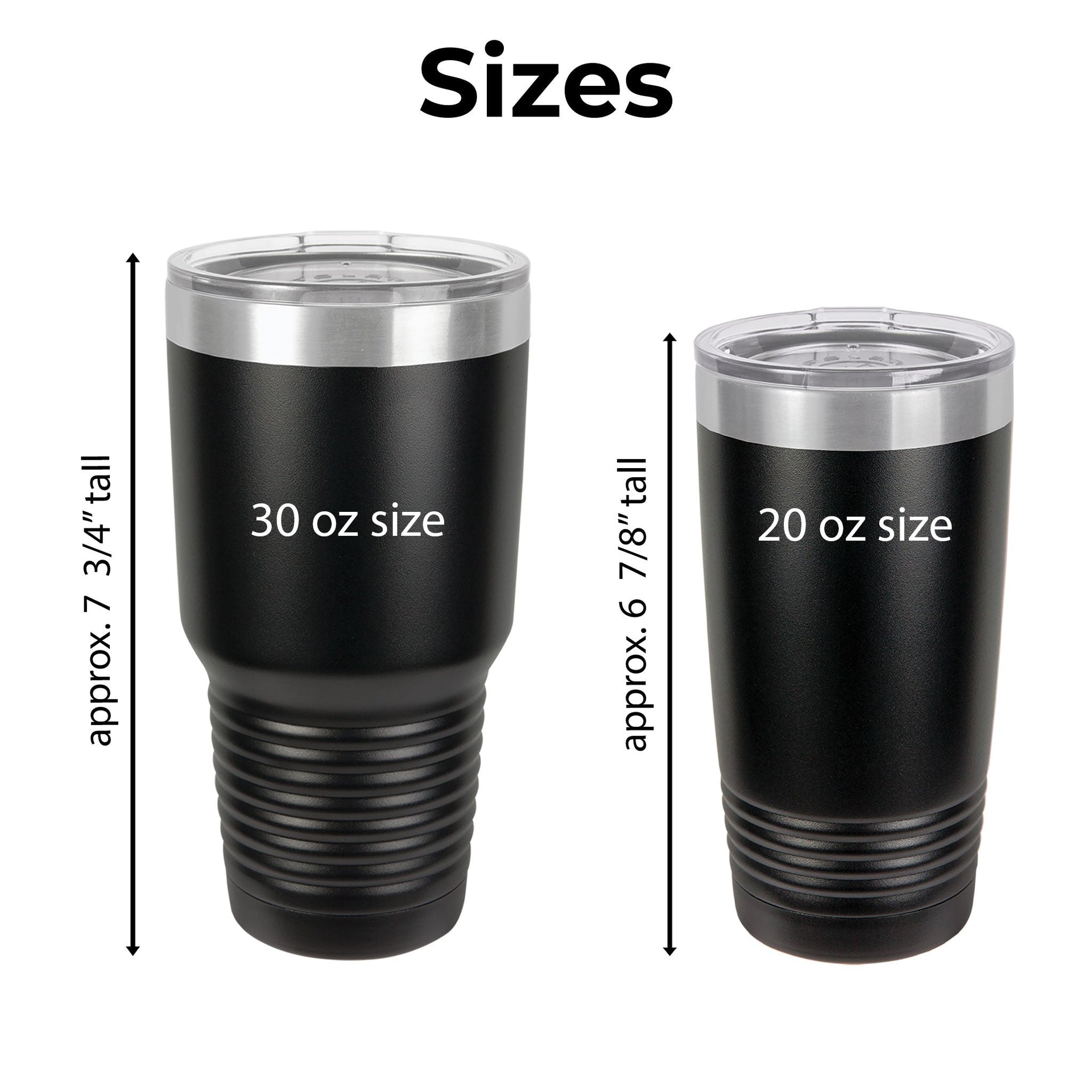 tumbler size chart