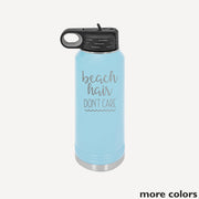 Water Bottle - Beach Hair Don't Care - 32 oz - Mod Peach